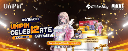 Meriahkan #UniPinCeleb12ate Birthday bareng NIKKE: Goddess of Victory